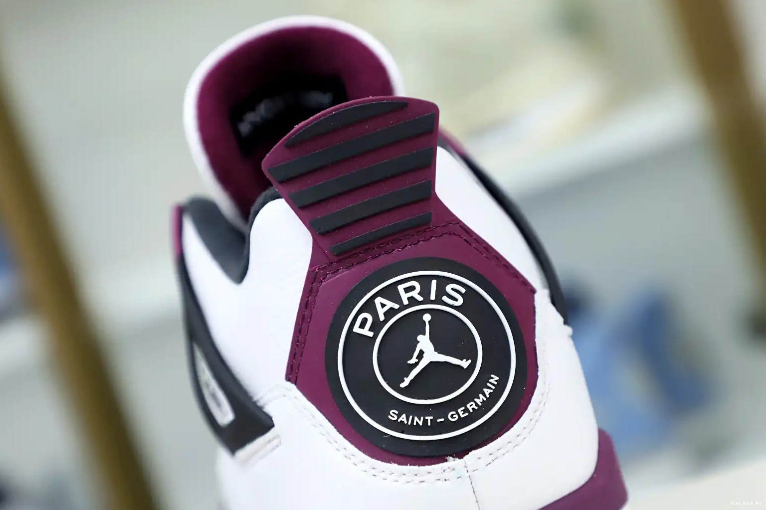 X JORDAN JORDAN AIR 4 SAINT-GERMAIN 'BORDEAUX' PARIS Kimikick RETRO AIR 0727